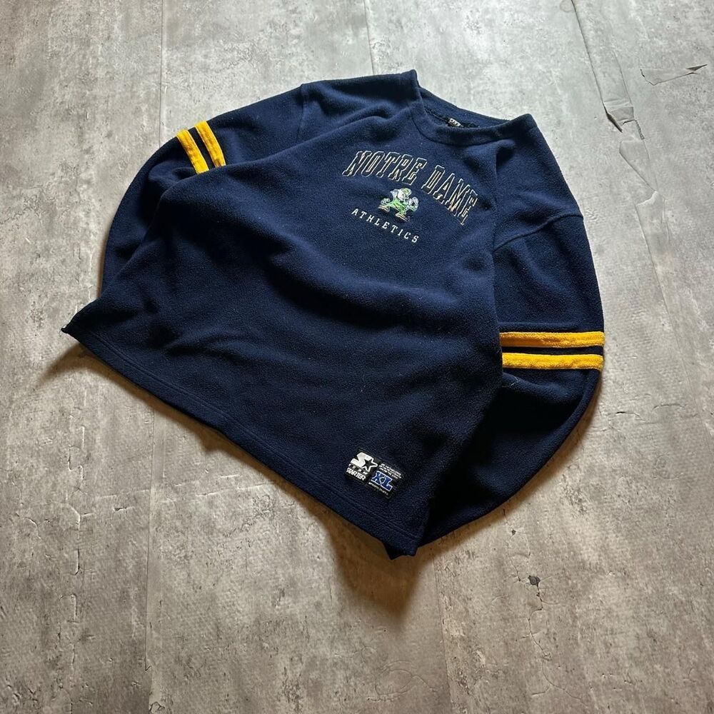 Starter Men's Navy and Blue Sweatshirt